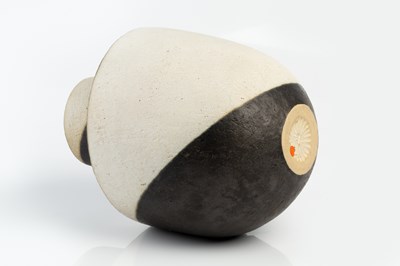 Lot John Ward (1938-2023) Angular vessel black and...