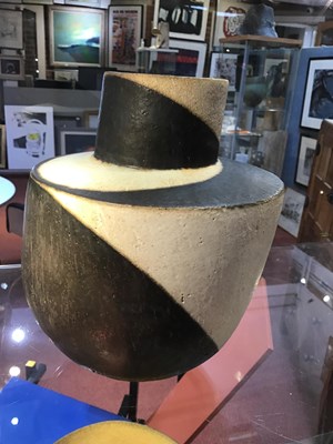 Lot 514 - John Ward (1938-2023) Angular vessel black and...