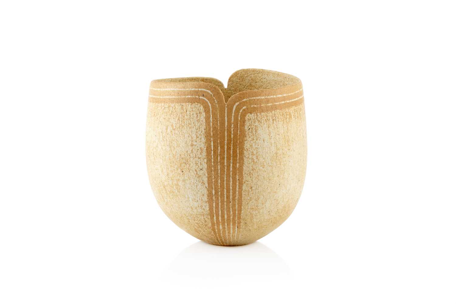 Lot 506 - John Ward (1938-2023) Vessel mottled ochre...