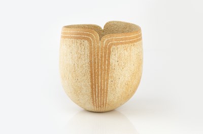 Lot 506 - John Ward (1938-2023) Vessel mottled ochre...