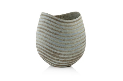 Lot 510 - John Ward (1938-2023) Vessel grey and blue...