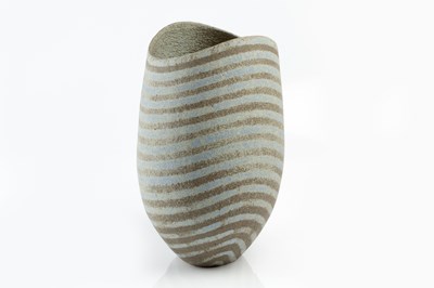 Lot 510 - John Ward (1938-2023) Vessel grey and blue...