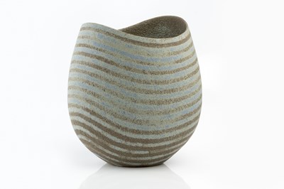 Lot 510 - John Ward (1938-2023) Vessel grey and blue...