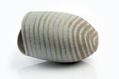 Lot 510 - John Ward (1938-2023) Vessel grey and blue...