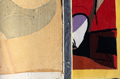 Lot 1287 - A 1970s 'Picasso' rug