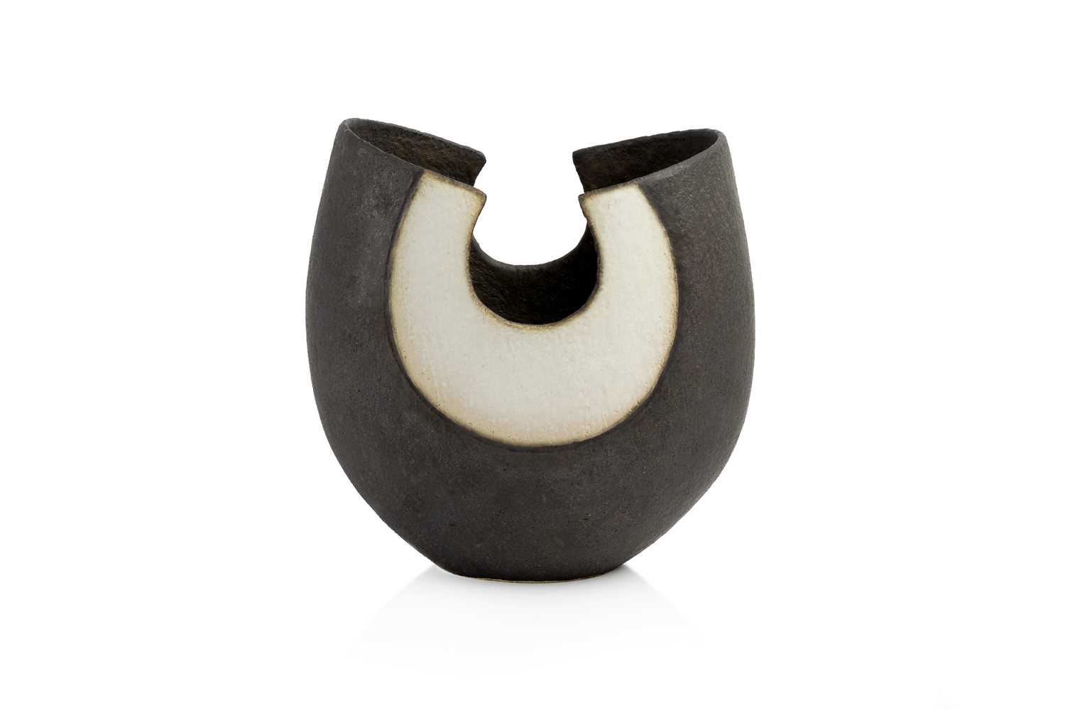 Lot John Ward (1938-2023) Vessel black and white...