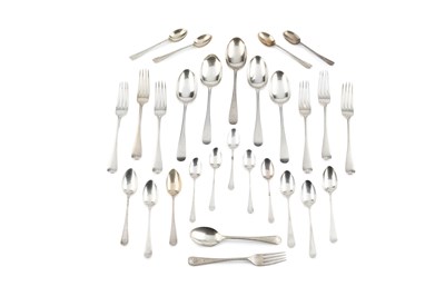 Lot 168 - A set of six late Victorian silver old English...