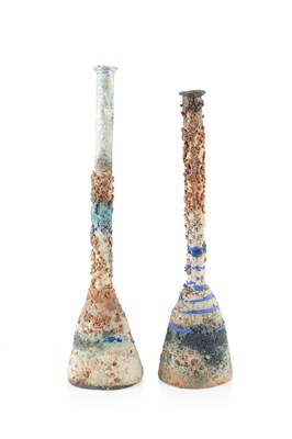 Lot 703 - Robin Welch (1936-2019) Two bottles stoneware,...