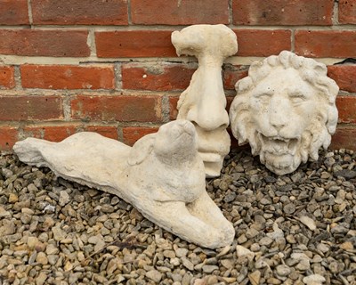 Lot 1392 - Three garden ornaments