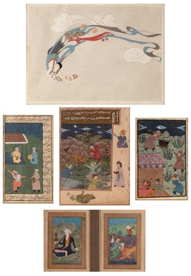 Lot 460 - Collection of paintings Indo-Persian together...