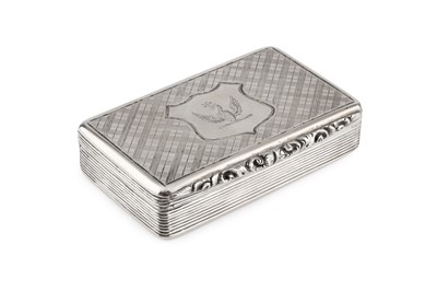 Lot 511 - An early Victorian silver snuff box, of...