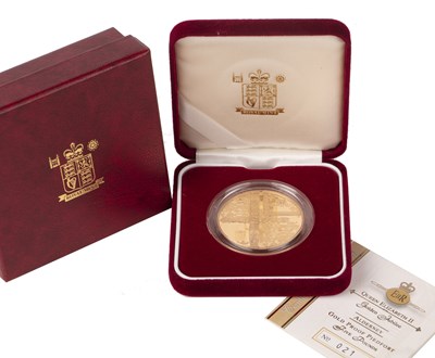 Lot 315 - A Queen Elizabeth II golden jubilee 22ct gold...