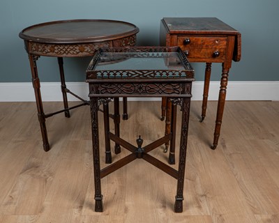 Lot 376 - Three tables