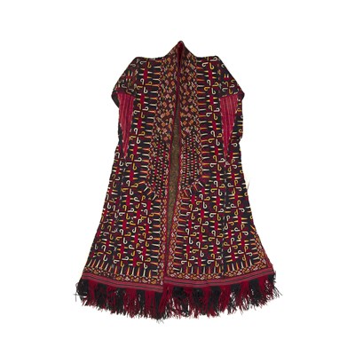 Lot 252 - A Turkmen woman’s ceremonial coat ‘Chyrpy’...