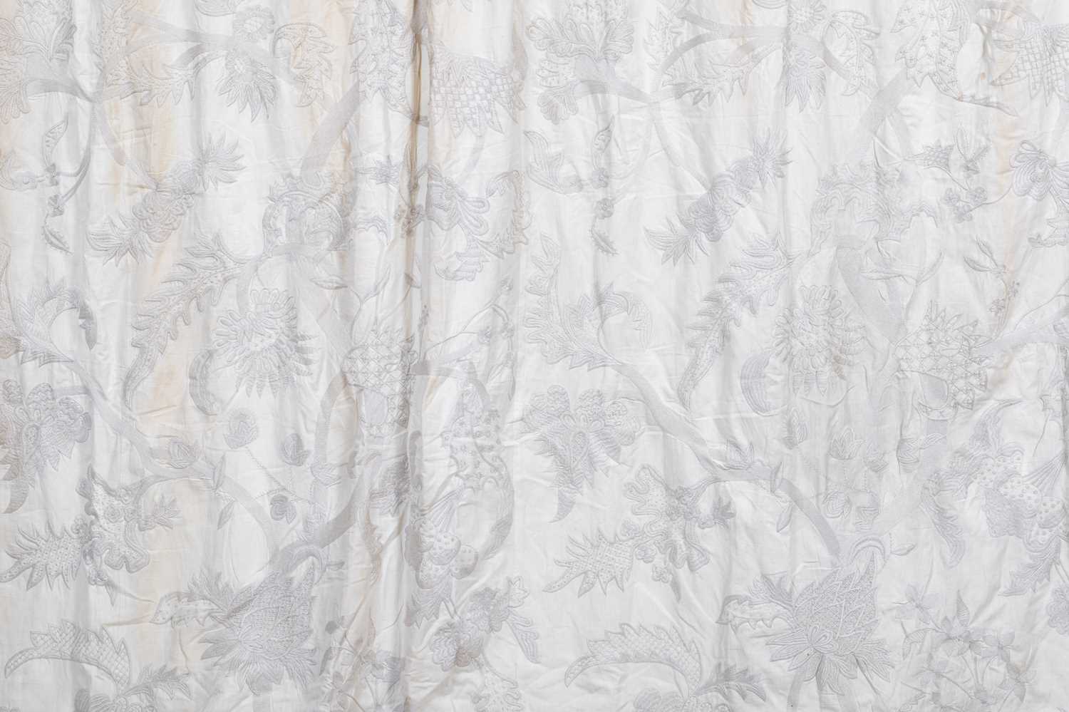 Lot 1307 - A set of six Chelsea textiles of London curtains
