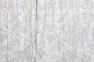 Lot 1307 - A set of six Chelsea textiles of London curtains