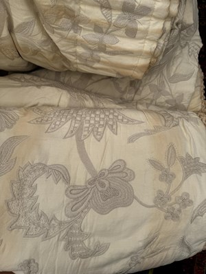 Lot 1307 - A set of six Chelsea textiles of London curtains