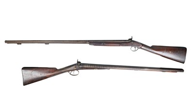 Lot 1109 - Two antique percussion-cap firearms