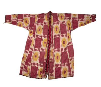 Lot 258 - An Uzbek man’s coat ‘Khalat’, probably Bukhara...