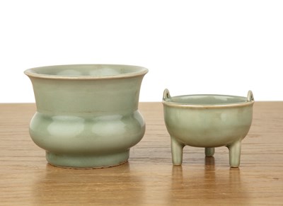 Lot 445 - Two celadon pieces Chinese, 19th/20th Century...