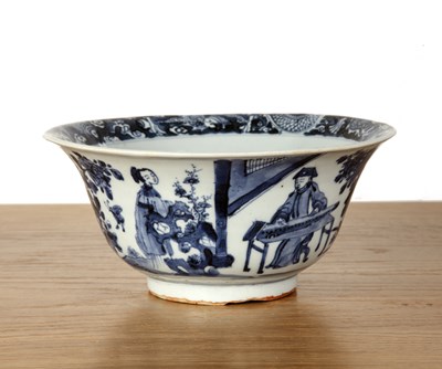 Lot 62A - Blue and white porcelain bowl Chinese, 17th...