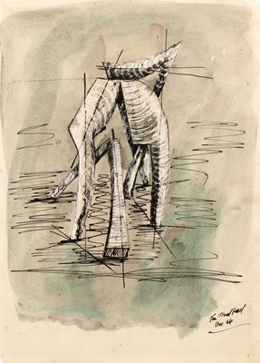 Lot 72 - Timothy Threlfall (1940-1999) Two sculpture...