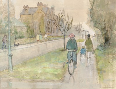 Lot 217 - Pamela Townshend (1920-2019) The Cycle Path...