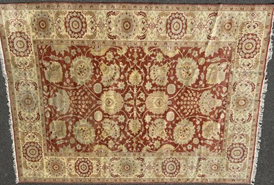 Lot 1247 - A contemporary Egyptian Ziegler-style carpet
