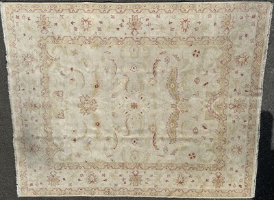 Lot 1309 - A modern hand-woven Afghan Ziegler-style carpet