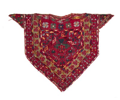 Lot 261 - A Turkmen child tunic known as ‘ala-elek, worn...