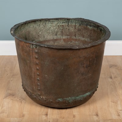 Lot 1478 - A large copper copper