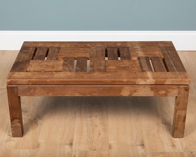 Lot 1526 - A Charles Verey low coffee table