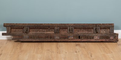 Lot 1000 - An Indian carved panel fragment