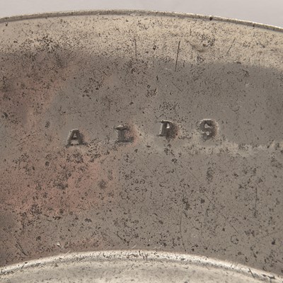 Lot 292 - A pair of pewter broad rim chargers, by Thomas...