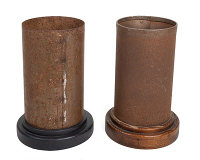 Lot 131 - A near pair of uplighter lamps