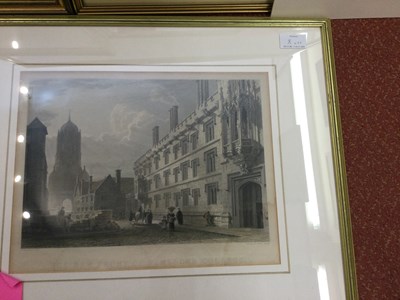 Lot 8 - J. Henry Le Keux Meadow front of Chaplains'...