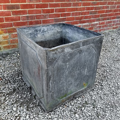 Lot 1365 - A single large lead planter