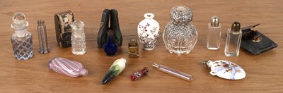 Lot 260 - Collection of various scent or perfume bottles...