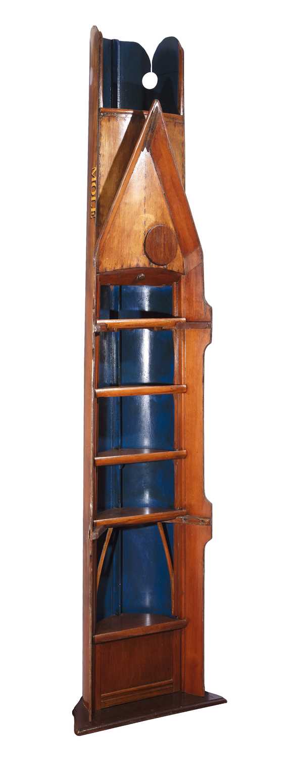 Lot 323 - An early 20th century rowing boat section...