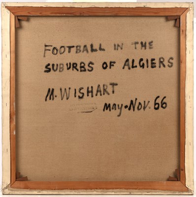 Lot 91 - Michael Wishart (1928-1996) Football in the...