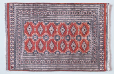 Lot 1293 - An early 20th century hand-woven Bokkarah rug
