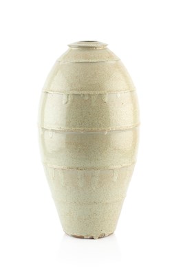Lot 648 - Phil Rogers (1951-2020) Large vase light green...