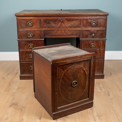 Lot 69 - A George III mahogany architect's desk, almost certainly by Gillows