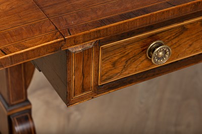 Lot 11 - A George III rosewood sofa table