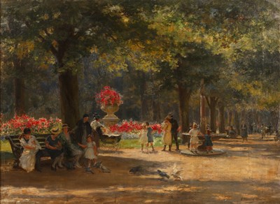 Lot 269 - George Sheridan Knowles (1863-1931) Taking...