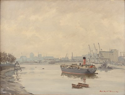 Lot 79 - Hugh Boycott-Brown (1909-1990) Thames near...
