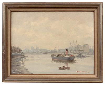 Lot 79 - Hugh Boycott-Brown (1909-1990) Thames near...