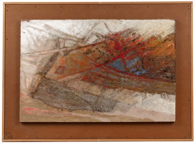 Lot 331 - Colin Giffard (1915-2005) Red Landscape signed...