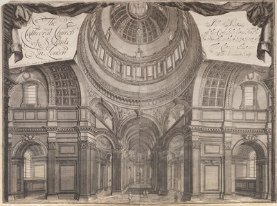Lot 41 - William Emmett II (1671 - 1736) 'The Cathedral...