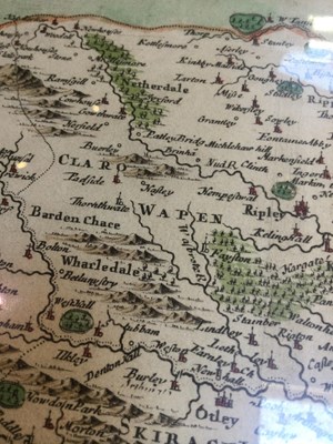 Lot 529 - John Speed, “Yorkshire”,engraving, Sudbury and...